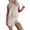 Khaki, variant on Womens 2 Piece Sets Summer Lounge Set Sleeveless Cotton Tank Top Lined Split Skirt Matching Set Outfits, L