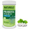 NATURELO Probiotics for Digestive Health - 50 Billion CFU, 11 Strains, Daily Use Supplement - Boosts Immune System, Delayed Release, No-Fridge, 60 Vegetarian Capsules