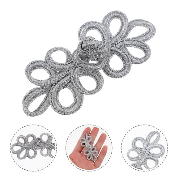 HONMEET 10Pcs and Cheongsam Sewing Buttons Traditional Knot Decorative Fasteners for Clothing