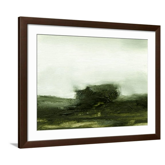 Art.com Verdant II Art Print by Sharon Gordon, Brown Frame Wall Art, 40" x 32"