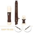 thumbnail image 3 of OUNONA 1Set Soprano Recorder Beginner Practice Clarinet for Children ABS British Style Design 12.8x1.4x1.4in, 3 of 7