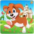 thumbnail image 2 of Juego de rompecabezas de madera para niños de 3 a 5 años, 20 piezas, animales, rompecabezas de madera coloridos para niños pequeños, rompecabezas educativos de aprendizaje, juguetes para niños y, 2 of 7