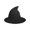 Black, variant on Miwamany Halloween Wizard Hat Cotton Gauze Knitted Witch Hat Adult Pointed Magician Hat for Halloween Parties Stage Performances Theme Dress Up