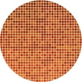 thumbnail image 1 of Ahgly Company Indoor Round Patterned Cantaloupe Orange Area Rugs, 8' Round, 1 of 1