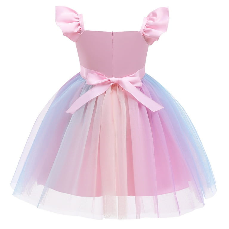 KIMI BEAR Big Girls Dresses 8T Girls Little Princess Style Clothes