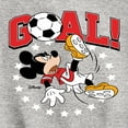 thumbnail image 3 of Disney - Mickey & Friends - Goal - Mickey Plays Soccer - Toddler And Youth Crewneck Fleece Sweatshirt, 3 of 5
