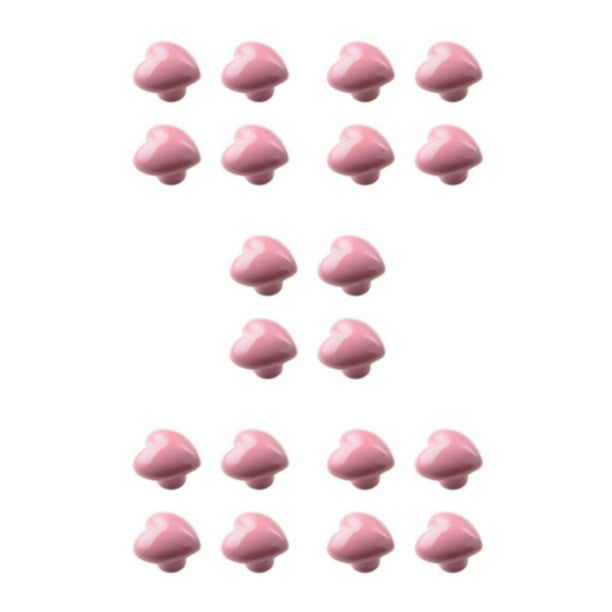 Tiradores de Puerta Cateissary de cerámica únicos color Rosa 4x