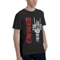 thumbnail image 3 of Caifanes Mens Cotton Short Sleeve Crewneck T-Shirts Classic Graphic Tee Shirts Top, 3 of 5