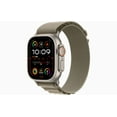 thumbnail image 1 of Apple Watch Ultra 2 (GPS + Cellulaire) 49mm Boîtier en Titane avec Boucle OLIVE Alpine (Large) Flambant Neuf, 1 of 3
