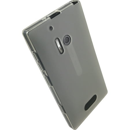 Matte Frost Combs - Lumia 928 Case, See-Thru Frosted White Clear Matte TPU Flexible Skin Cover for Verizon Nokia Lumia 928