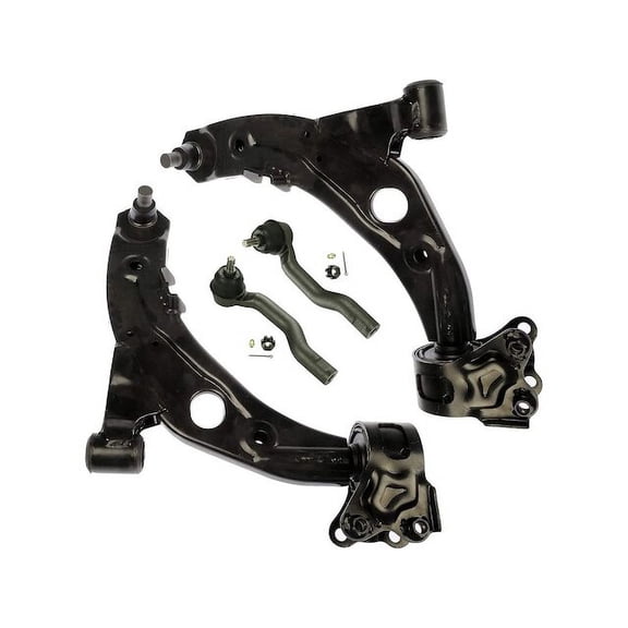 Front Control Arm and Tie Rod End Kit - Compatible with 2007 - 2012 Mazda CX-7 2008 2009 2010 2011