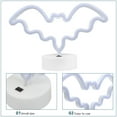 thumbnail image 4 of Luz decorativa de control de interruptor de lámpara de noche hueca con forma de murciélago 1PC para dormitorio, 4 of 5
