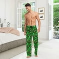 thumbnail image 6 of HPINK-T St. Patrick's Clover Men's Pajama Pants Sleepwear Pajama Pant with Pockets Lounge Pajama Bottoms for Men, 6 of 7