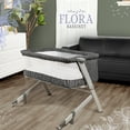 thumbnail image 4 of Dream On Me Flora Bassinet with Carry Bag , Compact & Modern, Black & White, 4 of 12