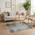 thumbnail image 3 of ODIKA Brindle Spotted Distressed Marbled Border Abstract Inspired Field for Dorm Room, Small Living Apartment, Stain Resistant Low Profile, 3 of 7