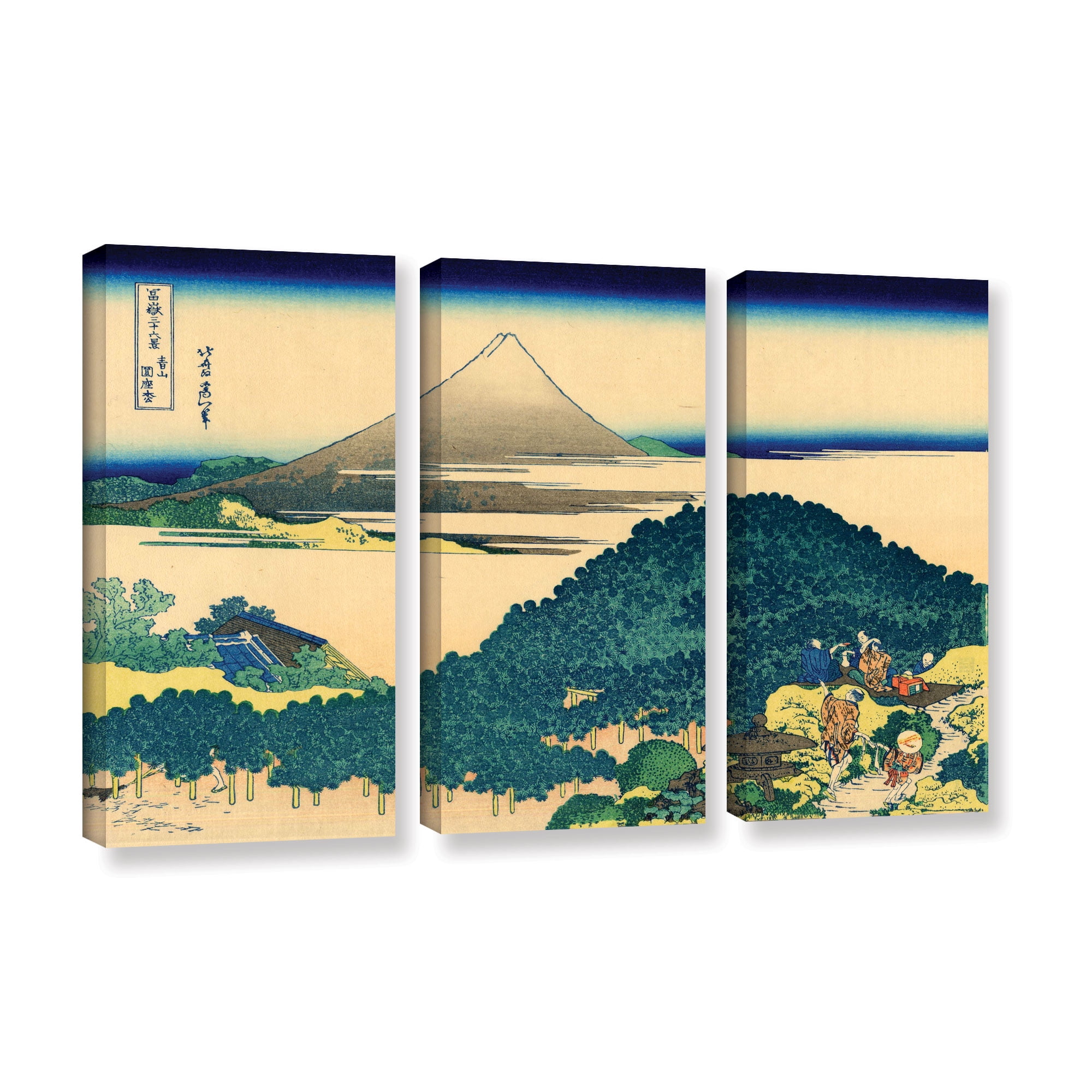 36 x 54 ArtWall 3 Piece Greg Simansons Homeland Floater Framed Canvas Set
