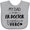 AC-Heather Grey, variant on Inktastic My Dad is an Er Doctor and a Hero Boys or Girls Baby Bib