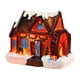 thumbnail image 1 of Casa navideña, estatuilla de casa de resina, luminosa, mini decoración navideña en miniatura para interiores, adornos de escritorio Estilo B, 1 of 8