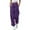 Purple, variant on Jogger Sweatpants Women 2026 Trendy Elastic High Waist Relaxed Fit Breathable Sweat Pants with Pockets Trousers