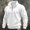 #G08-White, variant on Quarter Zip Mock Neck Sweatshirt For Men, Solid Color Pullover Top, Casual Athletic Long Sleeve Shirt For Daily Wear