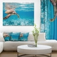 thumbnail image 3 of Design Art Large Hawksbill Sea Turtle Canvas Print, 3 of 3
