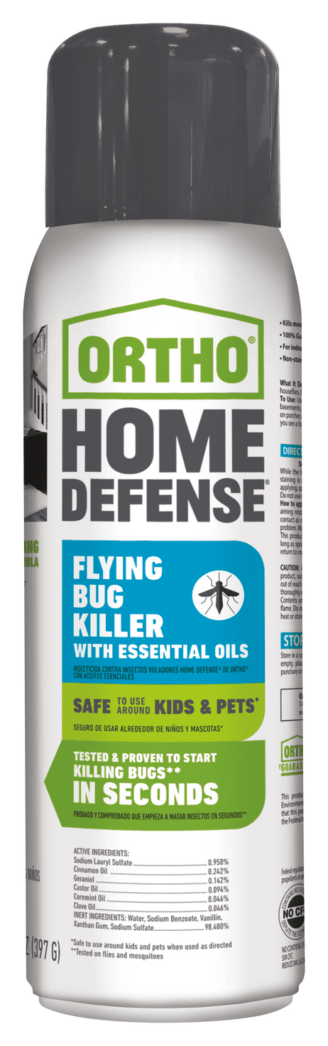 Ortho Home Defense Flying Bug Killer with Essential Oils