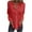 Red, variant on ibuvkizy Long Sleeve Shirts for Women Casual Button Down Shirts,Women's Fashionable Loose Solid Color Hollow Button Short Sleeved Round Neck Top/shirt,Gifts for Women