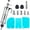 Black, variant on Cake Decorating Kit Diy With Frosting Machine Six Interchangeable Piping Tips
