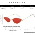 thumbnail image 2 of Cat Eye Sunglasses Women Retro Small Cateye Sun Glasses Female Vintage Shades For Women, 2 of 6