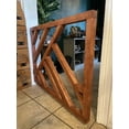 thumbnail image 2 of Stumps Custom Wood Stylish Geometric Design Baby/Pet Gate - Safe and Secure Home Protection 51-52 Inches Height x 30-32 Inches Width, 2 of 3
