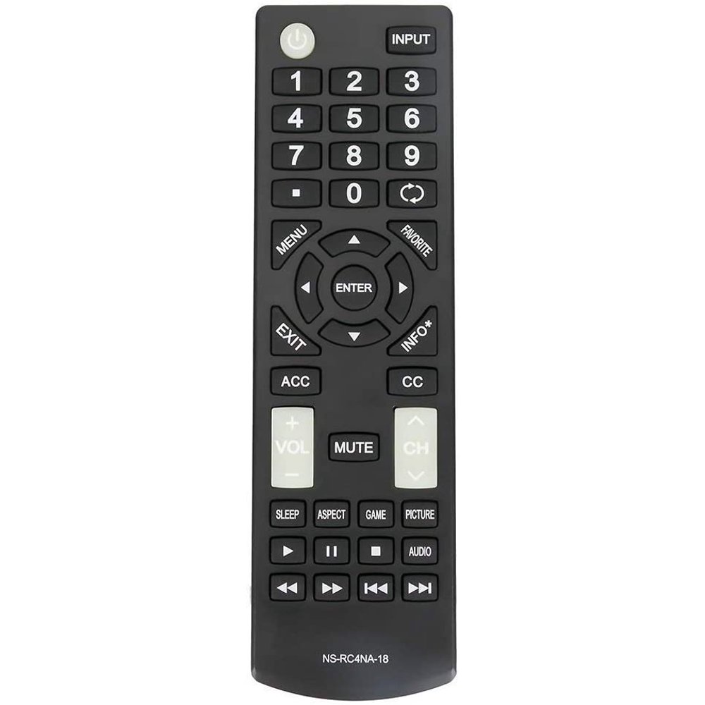 2019 Insignia LCD/LED TV Remote Control NSRC4NA18 for NS22D420NA18