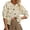 Apricot, variant on Floral Knit Women Long Sleeve Button Down Casual Sweater Cardigan