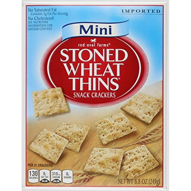 Red Oval Farms Mini Stoned Wheat Thins