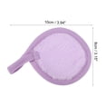 thumbnail image 4 of NOMADIC NOOK Facial Soft Flannel Pads Makeup Remover Pads 6 Pcs Purple Black, 4 of 7