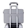 thumbnail image 4 of Laptop Bag Sleeve Case Shoulder HandBag Notebook Pouch Briefcases For 13.3 14 15.6 17.3 Inch Macbook Air Pro HP Huawei Asus Dell Model2-light grey 14 in, 4 of 6