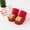 Red, variant on Bnwani Socks for Infant Crew Walking Floor Knitted Non-Slip Cute Socks Red 12 Months
