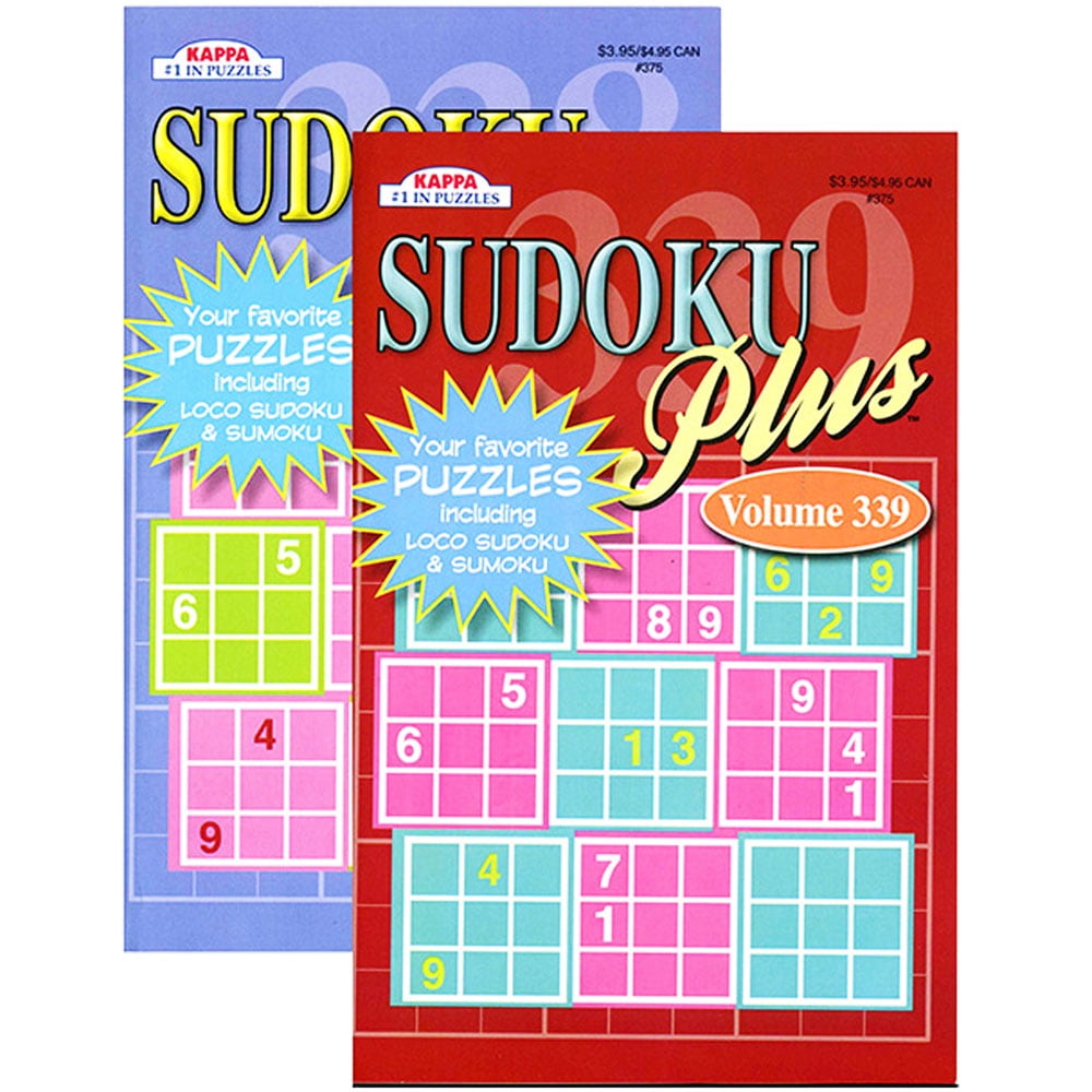 Puzzles Kappa Sudoku Collection Puzzle Book for Brain Workout