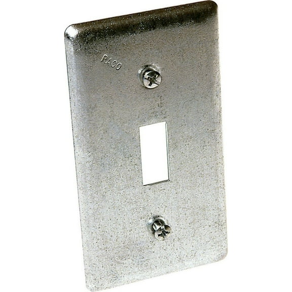 Raco Rectangle Steel 1 gang 4-3/16 in. H X 2-5/16 in. W Box Cover