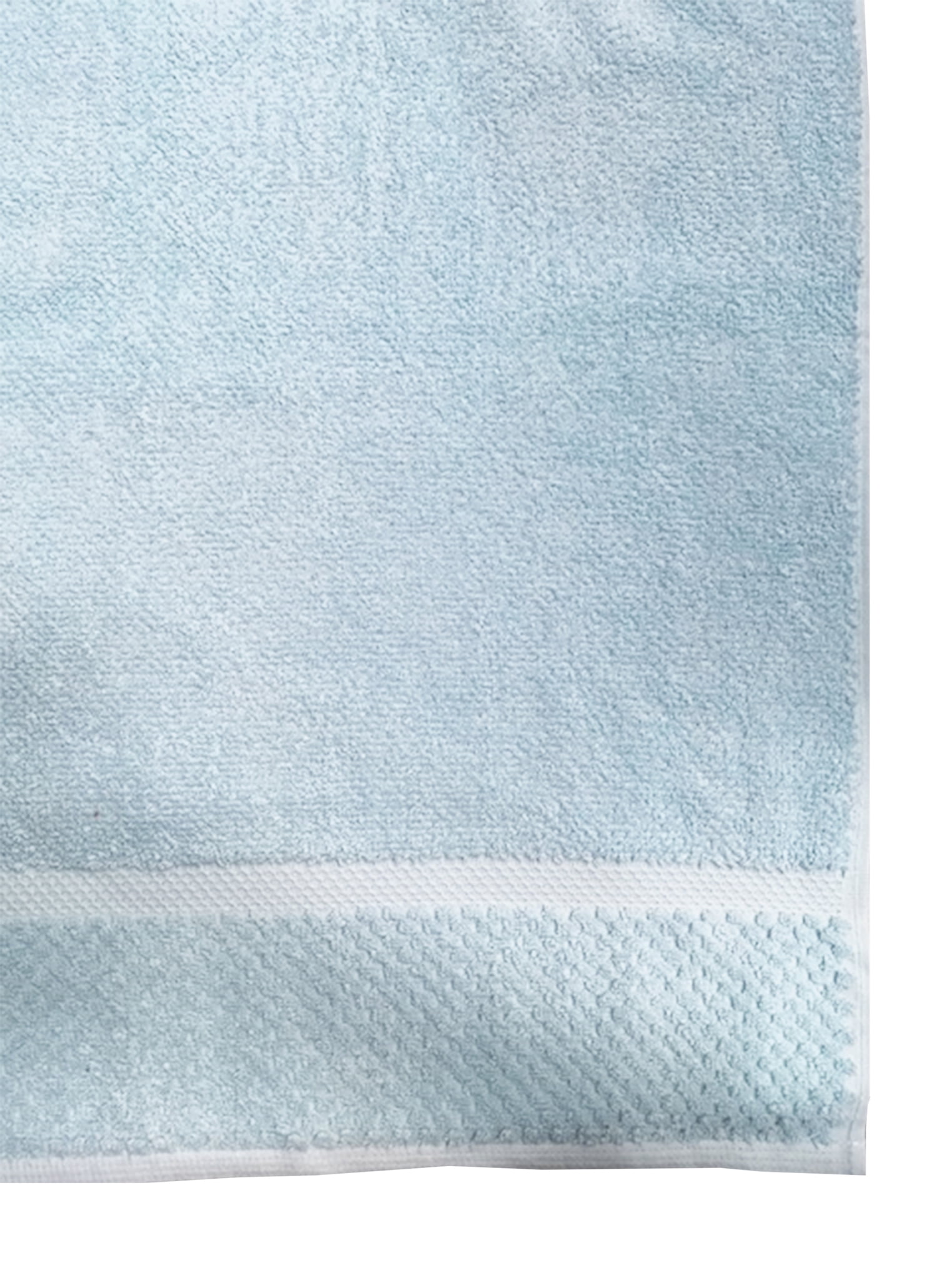 Lintex Diplomat 6 Piece Bordered Cotton, Turkish Cotton Bath Towel Collection, Blue