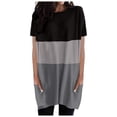 thumbnail image 2 of Gspmoly Robe pour Femmes, Robe Tunique Longue Légère à Manches Courtes Décontractée et Ample avec Poches, Robes de Vacances pour Femmes Cadeaux de Vacances, 2 of 6