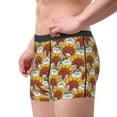 thumbnail image 2 of Uemuo Cartoon Sunflowers Pattern Men's Boxer Briefs,Trunk Anti-Chafing,Comfortable, Durable, and Stylish Underwear-Large, 2 of 9