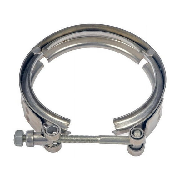 Exhaust Clamp - Compatible with 2001 - 2015 Chevy Silverado 2500 HD 6.6L V8 Diesel 2002 2003 2004 2005 2006 2007 2008 2009 2010 2011 2012 2013 2014