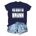 thumbnail image 4 of T-Shirt Décontracté à Manches Courtes et Col Rabattu pour Femmes, 4 of 8
