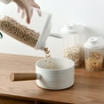 thumbnail image 6 of Grandest Birch Sealed Clear Plastic Cereal Nut Food Sealed Storage Tank Kitchen Container with Lid, 6 of 7
