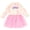 Ivory Pink Stitch, variant on Disney Frozen Toddler Girls' Long Sleeve Tutu Dress Purple Anna