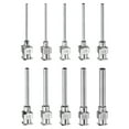thumbnail image 1 of Uxcell 20 Pcs Aiguille de Distribution en Acier Inoxydable 8-18G, Aiguille de Colle 1 Pouces Embout Émoussé, 1 of 6