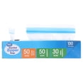 thumbnail image 5 of Great Value Assorted Zipper Bags Variety Pack, 130 Count, 5 of 7