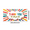 1A, variant on Rainbow Theme Thank You Banner Cloud Shape Colorful Decorations for Employee Recognition Office Celebration Party Event