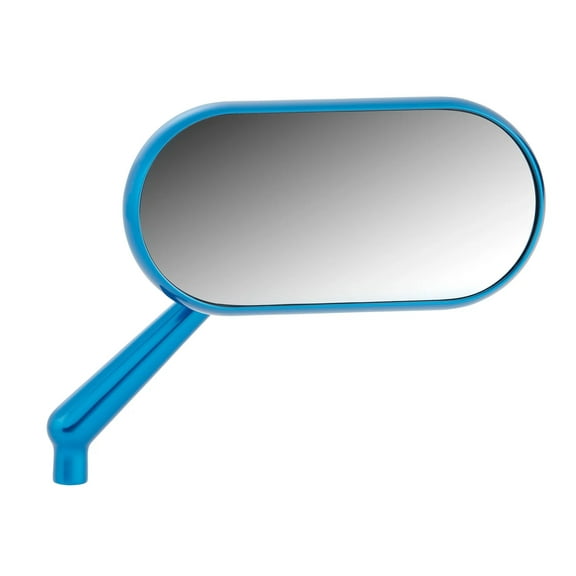 Arlen Ness Forged Oval Blue Right Mirror (13-177)