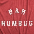 thumbnail image 2 of Womens Bah Humbug T Shirt Funny Ebeneezer Scrooge Xmas Party Tee for Ladies Womens Graphic Tees, 2 of 9